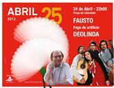 Cartaz de comemoração do 25 de abril de 2012.