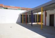 Obras de construção do Jardim de Infância da Escola Básica do Primeiro Ciclo n.º 1 do Feijó.  