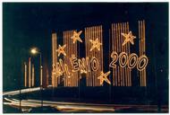 Iluminações de Natal, rotunda do Centro Sul, Almada.