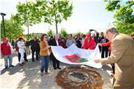 Inauguração da placa alusiva aos 40 anos do 25 de abril.