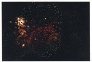Fogo de artifício nas comemorações do 25 de abril.