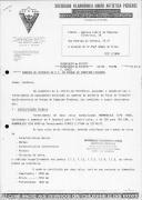 Correspondência expedida.