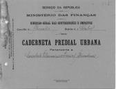 Caderneta predial urbana.