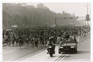 1.ª Meia Maratona de Lisboa, na Ponte 25 de Abril.