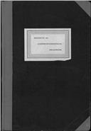 Livro de registo de correspondência recebida.
