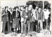 Cerimónia pública de inauguração das instalações provisórias da Junta de Freguesia da Charneca de Caparica.