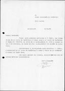 Correspondência expedida.