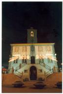 Iluminações de Natal, edifício dos Paços do Concelho, Almada.