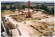 Construção do Fórum Municipal Romeu Correia, Almada.