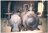 Património arqueológico industrial: maquinaria.