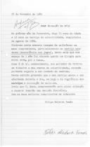 Correspondência interna.