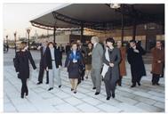 Cerimónia de inauguração da Praça José Saramago, no Pragal.