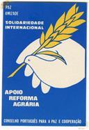 Apoio à Reforma Agrária.