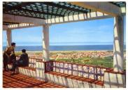 Costa da Caparica (Portugal): Vista desde o Convento dos Capuchos.