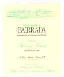 Rótulo de vinho branco Bairrada, colheita de 1996, Selecção Theotónio Pereira.