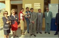 Discursos na cerimónia inaugural do reservatório e central elevatória de abastecimento de água do Cassapo, Charneca da Caparica. 