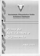 Plano de atividades e orçamento.