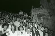 Público na cerimónia de homenagem a Luiz Francisco Rebello.