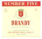Rótulo de Brandy Number Five.