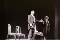 Final da peça de teatro "Oração".