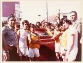 Grupo de jovens participantes nos Jogos Juvenis de Almada.