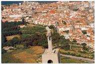 Fotografia aérea do concelho de Almada.