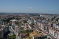 Vista aérea do Bairro Bento Gonçalves e área envolvente, Feijó.
