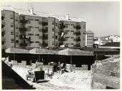 Obra de construção de imóvel no Laranjeiro.