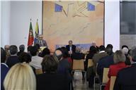 José Leitão na Assembleia Municipal de Almada.