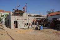 Obras de construção do Jardim de Infância da Escola Básica do Primeiro Ciclo n.º 1 do Feijó.  