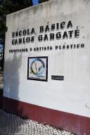 Entrada da Escola Básica Carlos Gargaté, Charneca de Caparica.
