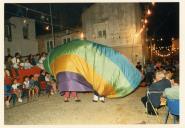 Espetáculo de rua no pátio Prior do Crato.