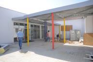 Obras de construção do Jardim de Infância da Escola Básica do Primeiro Ciclo n.º 1 do Feijó.  
