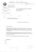 Correspondência recebida.