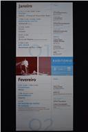Auditório Fernando Lopes Graça: programa janeiro/fevereiro.