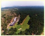 Vista aérea do Clube de Golfe da Aroeira, Charneca de Caparica.