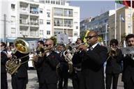 Banda da Sociedade Recreativa Musical Trafariense.