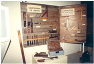Carpintaria da exposição do Museu de arqueologia.