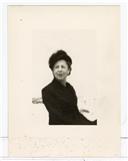 Retrato de Virgínia Carlota Hermann Von Boetischer em idosa no Baleal.