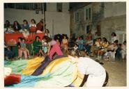 Espetáculo de rua no pátio Prior do Crato.