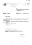 Correspondência recebida.