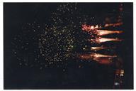 Fogo de artifício nas comemorações do 25 abril.