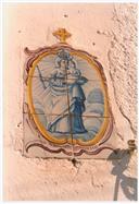 Painel de azulejo.