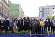 Palco das comemorações do 25 de abril.
