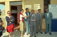 Discursos na cerimónia inaugural do reservatório e central elevatória de abastecimento de água do Cassapo, Charneca da Caparica. 