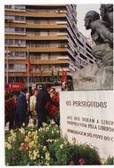 Cerimónia de homenagem no Monumento aos Perseguidos, Praça do MFA.