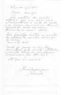 Correspondência recebida.