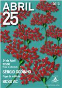 Cartaz de comemoração do 25 de abril de 2013.