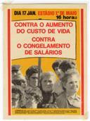 Contra o aumento do custo de vida.