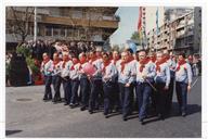 Desfile de Grupo de Cante Alentejano nas comemorações do 25 de abril.